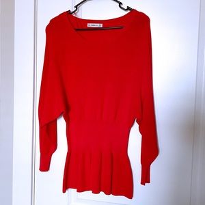 Zara Sweater Size S Red